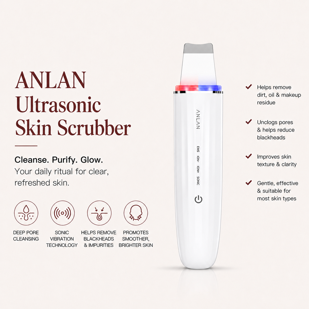 ANLAN Ultrasonic Skin Scrubber